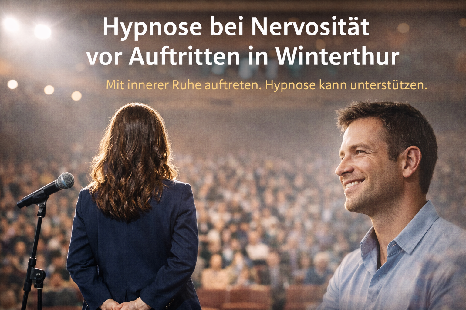 Hypnose bei Nervosität vor Auftritten in Winterthur